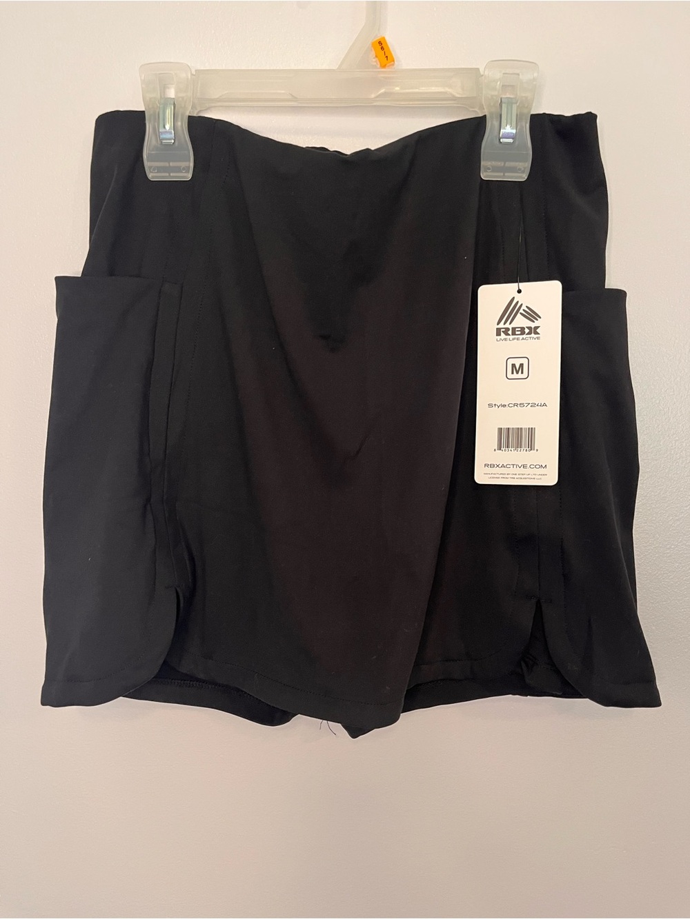 RBX Black Women's Athletic Skort with Side Pockets